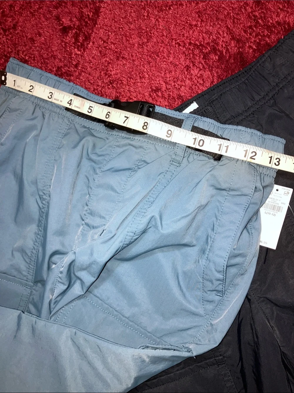 OLD NAVY LOT OF 2  KIDS CASUAL  CARGO PANTS  with Built-In Belt AND POCKETS